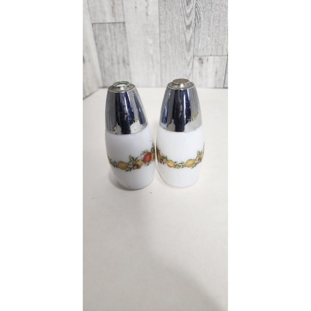SPICE OF LIFE Salt and Pepper Shakers Corning Ware Westinghouse Gemco Vintage
